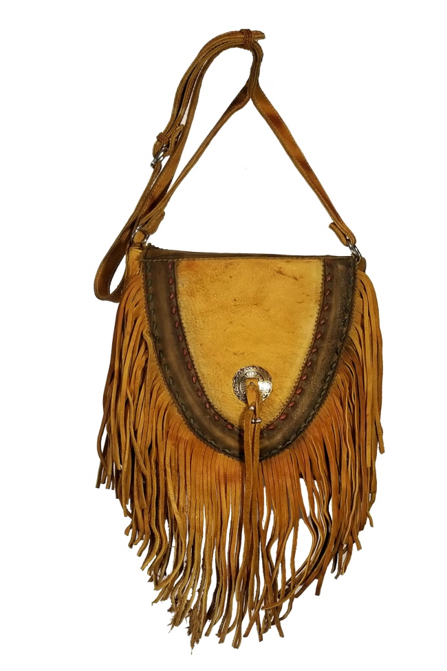 (image for) Supai Soft Twisted Hand Laced Leather Cross Body Shoulder Bag